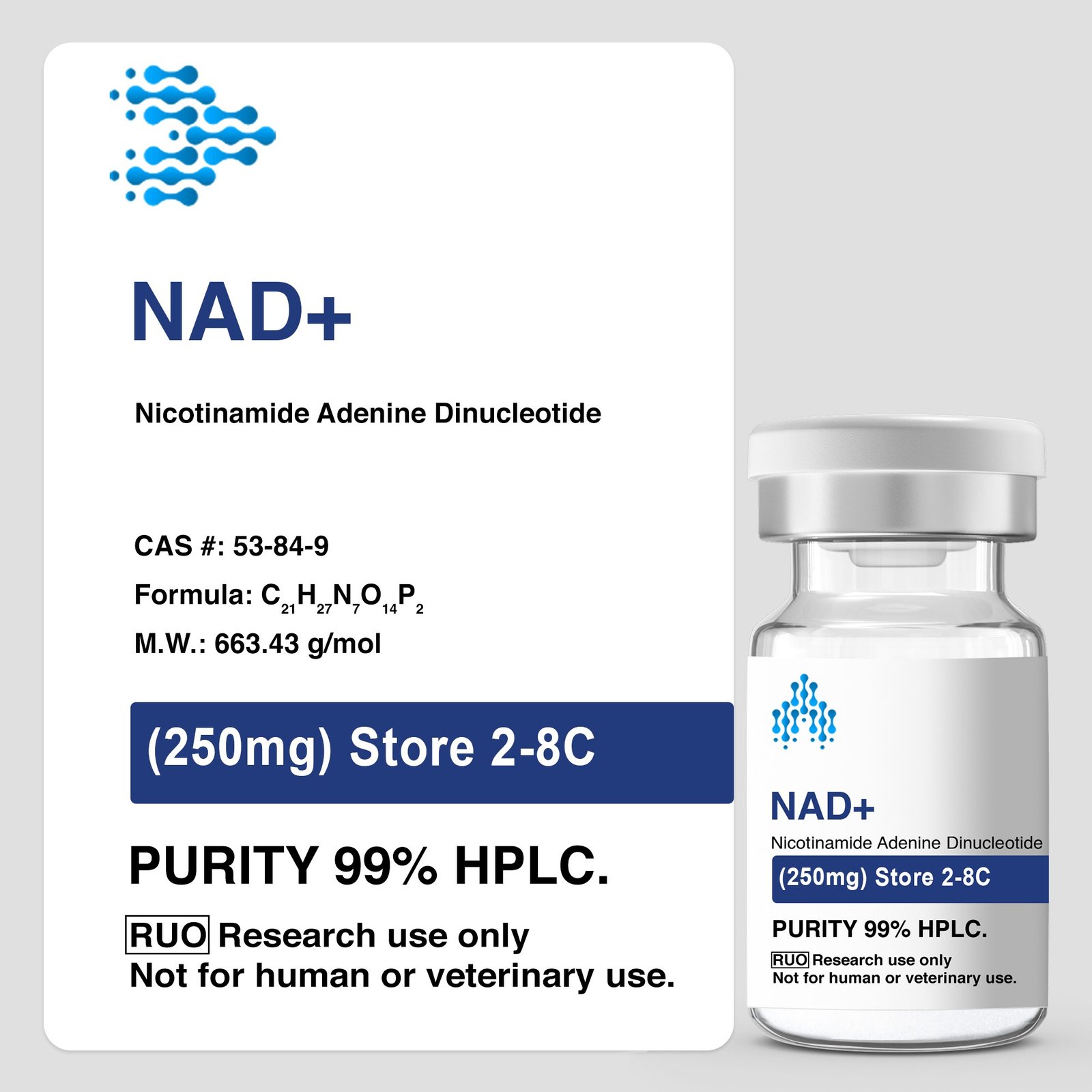 NAD+ 250MG (R&D)